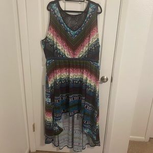 Maurices hi-low dress with lace detail